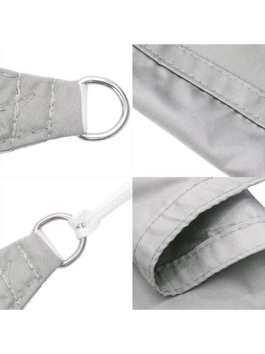 Burė nuo saulės, pilka, 4,5x3m, 100% oksfordo poliesteris