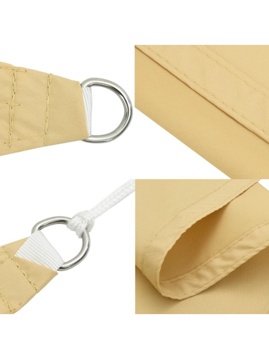 Burė nuo saulės, smėlio, 4x2,5m, 100% oksfordo poliesteris