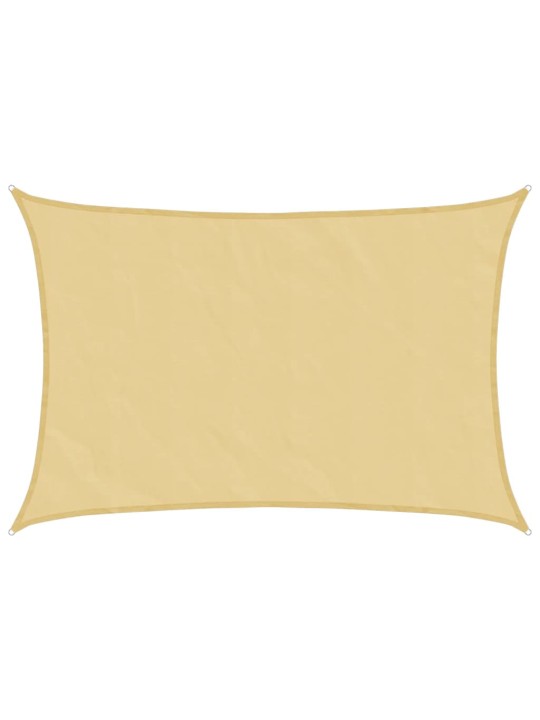 Burė nuo saulės, smėlio, 4,5x3,5m, 100% oksfordo poliesteris