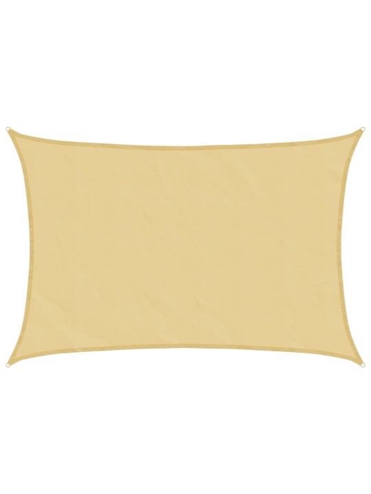 Burė nuo saulės, smėlio, 5x4m, 100% oksfordo poliesteris