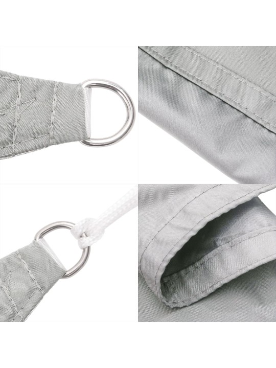 Burė nuo saulės, pilka, 2,5x2,5x3,5m, 100% oksfordo poliesteris
