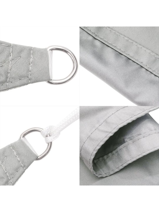 Burė nuo saulės, pilka, 3x3x3m, 100% oksfordo poliesteris