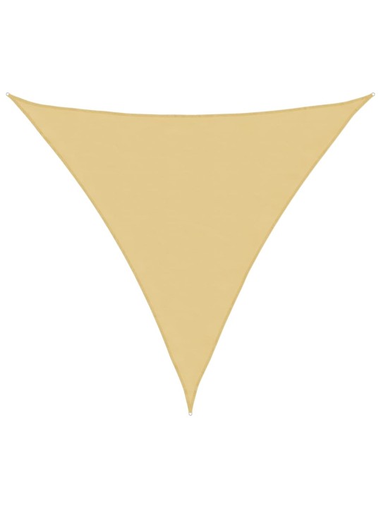 Burė nuo saulės, smėlio, 3,6x3,6x3,6m, 100% poliesteris
