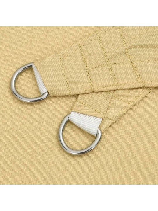 Burė nuo saulės, smėlio, 3x3x4,24m, 100% oksfordo poliesteris