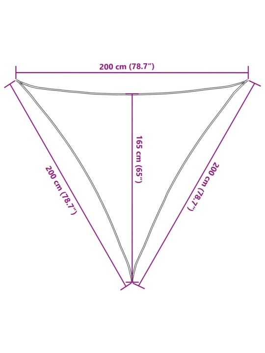 Burė nuo saulės, balta, 2x2x2m, 100% oksfordo poliesteris