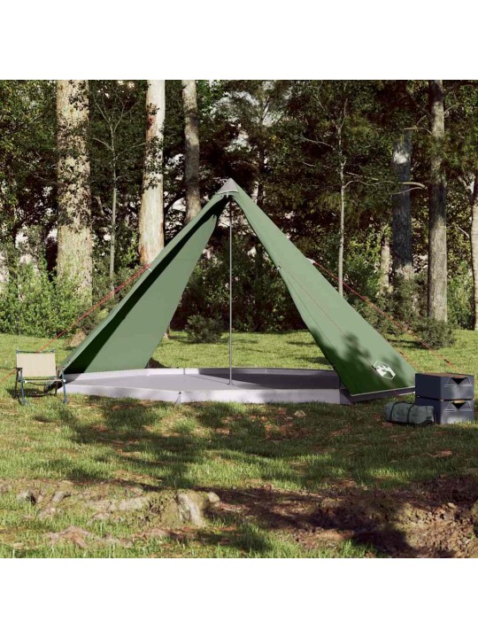 Šeimos palapinė, žalia, aštuonvietė, tipi, atspari vandeniui