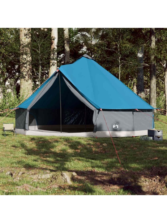 Šeimos palapinė, mėlyna, 12 vietų, tipi, atspari vandeniui