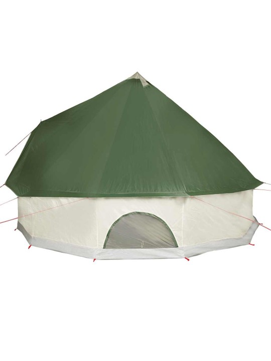 Šeimos palapinė, žalia, 10 vietų, tipi, atspari vandeniui
