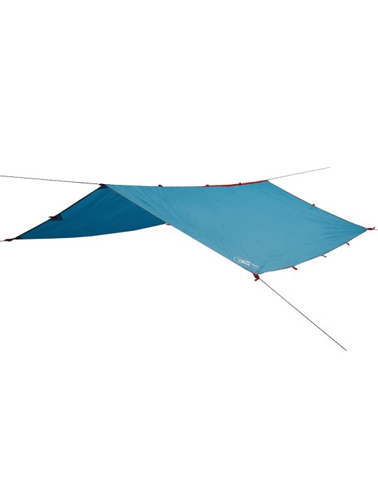 Stovyklavimo tentas, mėlynas, 360x294cm, atsparus vandeniui