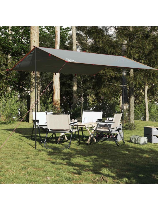 Stovyklavimo tentas, pilkas ir oranžinis, 360x294cm
