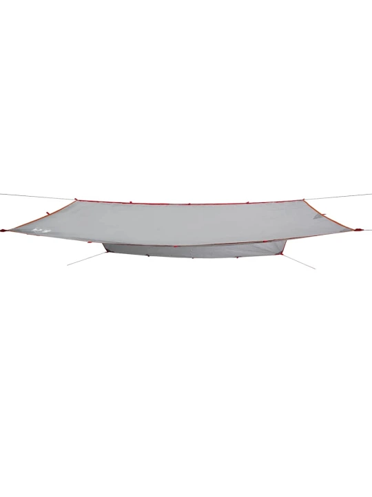 Stovyklavimo tentas, pilkas ir oranžinis, 500x294cm