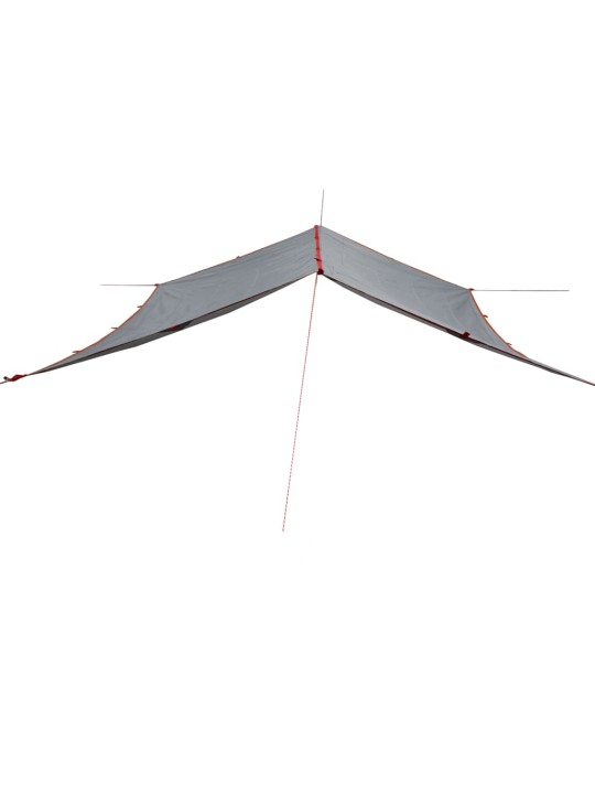Stovyklavimo tentas, pilkas ir oranžinis, 500x294cm