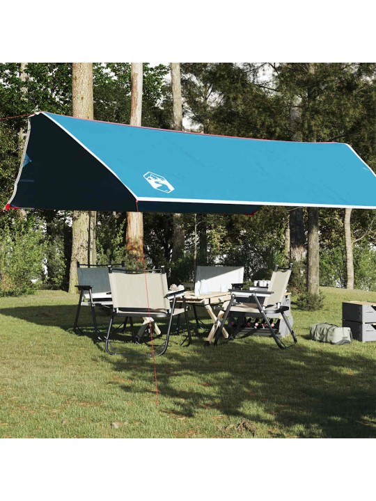Stovyklavimo tentas, mėlynas, 500x294cm, atsparus vandeniui
