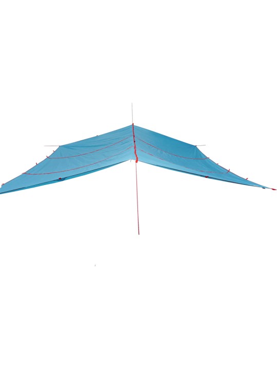 Stovyklavimo tentas, mėlynas, 420x440cm, atsparus vandeniui
