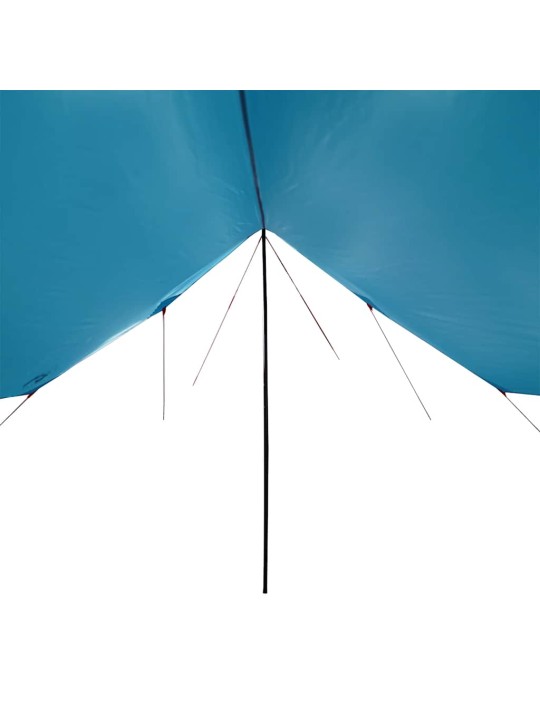 Stovyklavimo tentas, mėlynas, 460x305x210cm, atsparus vandeniui
