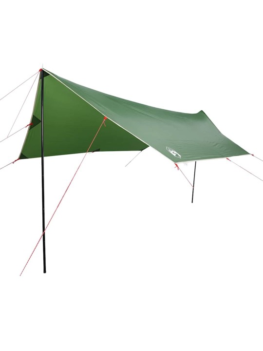 Stovyklavimo tentas, žalias, 460x305x210cm, atsparus vandeniui