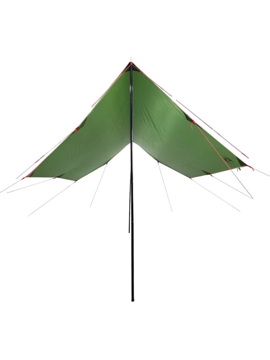 Stovyklavimo tentas, žalias, 460x305x210cm, atsparus vandeniui