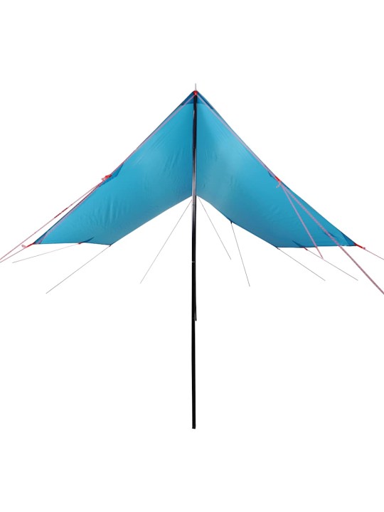 Stovyklavimo tentas, mėlynas, 460x305x210cm, atsparus vandeniui