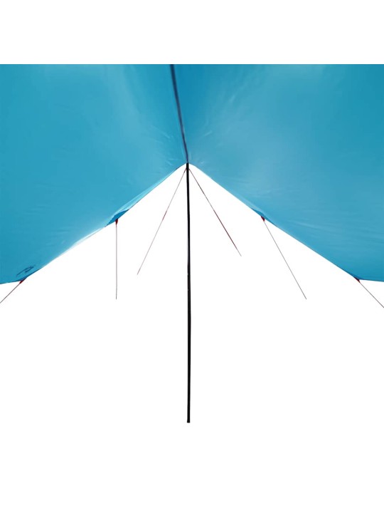 Stovyklavimo tentas, mėlynas, 460x305x210cm, atsparus vandeniui