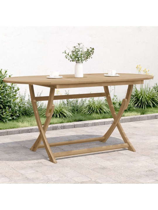 Sulankstomas sodo stalas, 160x85x75cm, akacijos masyvas