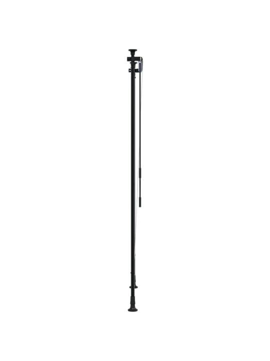 Lauko roletas, mėlynas ir baltas, 120x270cm, audinys ir plienas