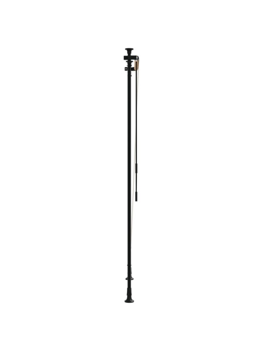 Lauko roletas, oranžinis/baltas, 100x270cm, audinys ir plienas