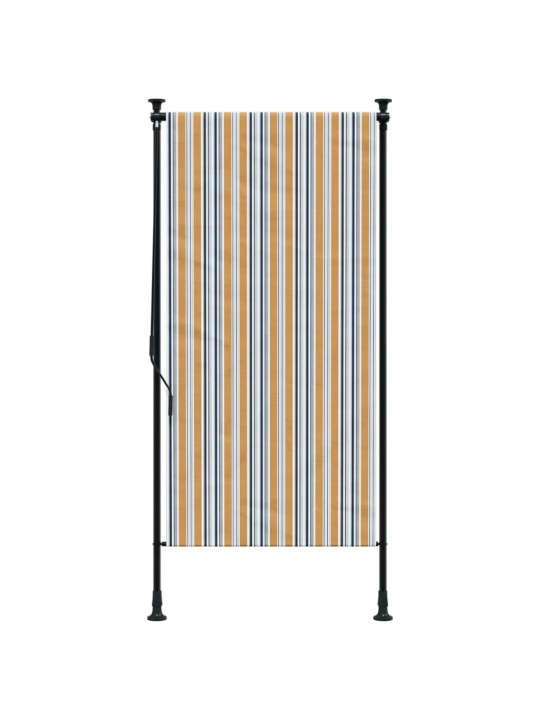 Lauko roletas, geltonas/baltas, 100x270cm, audinys ir plienas