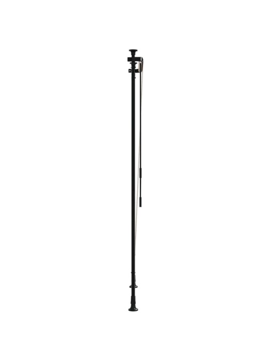 Lauko roletas, geltonas/baltas, 100x270cm, audinys ir plienas