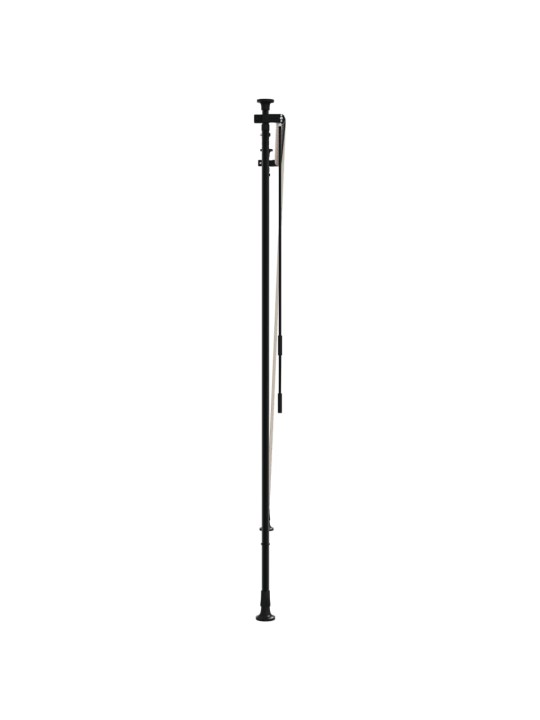 Lauko roletas, geltonas/baltas, 150x270cm, audinys ir plienas