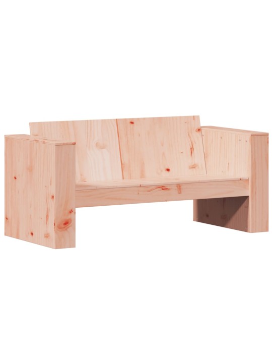 Dvivietė sodo sofa, 134x60x62cm, douglas eglės medienos masyvas