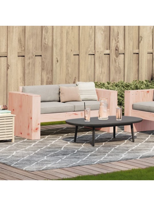 Dvivietė sodo sofa, 134x60x62cm, douglas eglės medienos masyvas