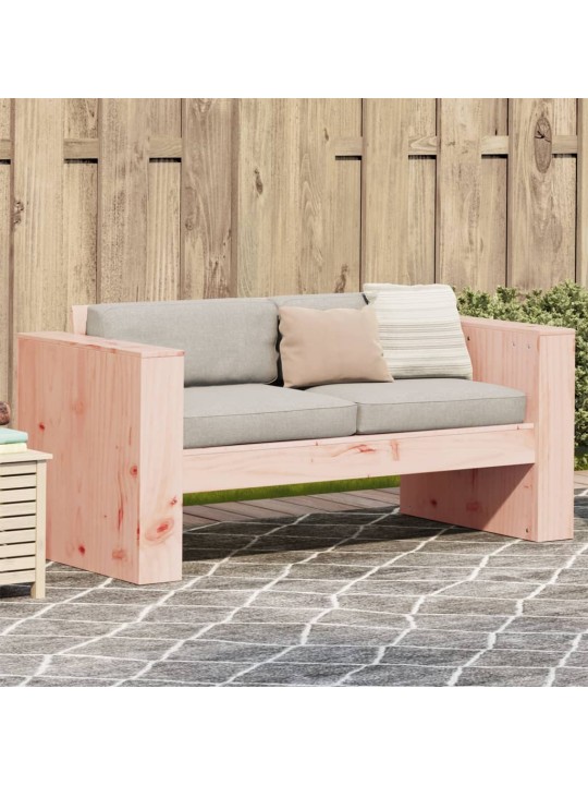 Dvivietė sodo sofa, 134x60x62cm, douglas eglės medienos masyvas
