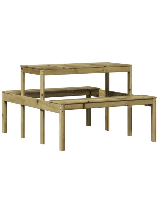 Iškylų stalas, 110x134x75cm, impregnuota pušies mediena
