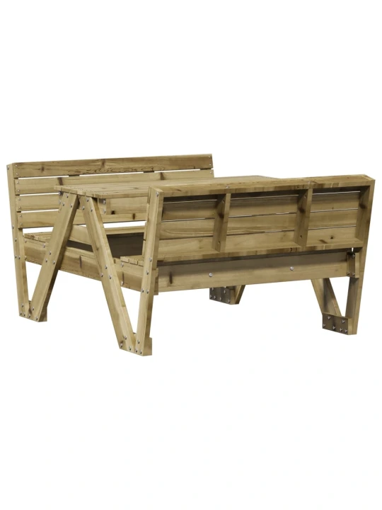 Iškylų stalas vaikams, 88x122x58cm, impregnuota pušies mediena