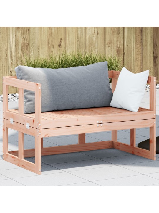 Sodo sofa-suoliukas, douglas eglės masyvas, išskleidžiama