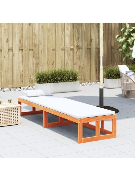 Sodo sofa-suoliukas, vaško rudas, pušies masyvas, išskleidžiama