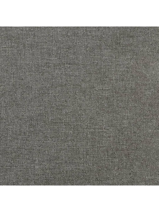 Kėdės pagalvėlės, 6vnt., tamsiai pilkos, 120x50x7cm, audinys