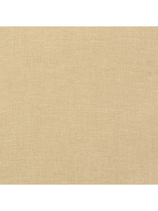 Kėdės pagalvėlės, 6vnt., smėlio, 120x50x7cm, audinys