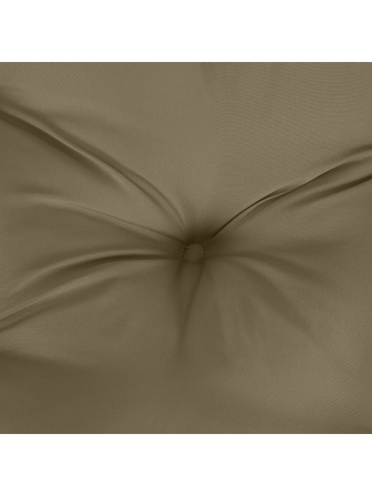 Kėdės pagalvėlės, 4vnt., taupe, 120x50x7cm, audinys
