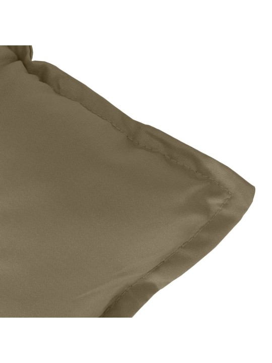Kėdės pagalvėlės, 6vnt., taupe, 120x50x7cm, audinys