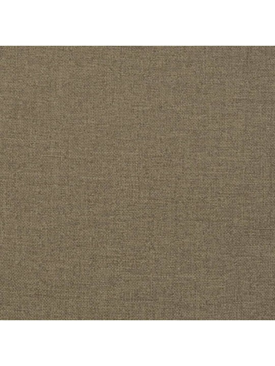 Kėdės pagalvėlės, 6vnt., taupe, 120x50x7cm, audinys