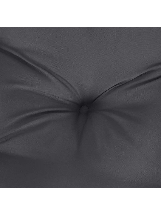 Kėdės pagalvėlės, 6vnt., antracito, 100x50x7cm, audinys
