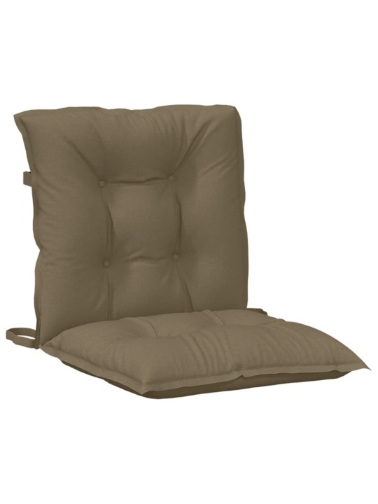 Kėdės pagalvėlės, 4vnt., taupe, 100x50x7cm, audinys
