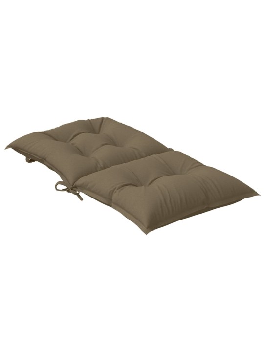 Kėdės pagalvėlės, 4vnt., taupe, 100x50x7cm, audinys