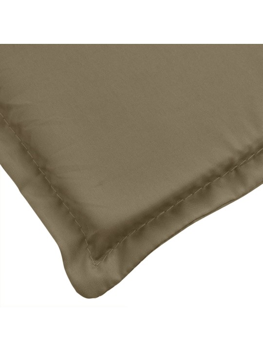 Kėdės pagalvėlės, 6vnt., taupe, 120x50x4cm, audinys