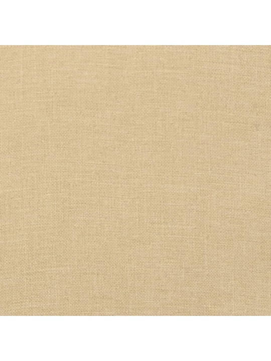 Kėdės pagalvėlės, 6vnt., smėlio, 100x50x4cm, audinys