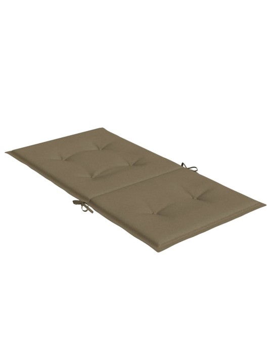 Kėdės pagalvėlės, 6vnt., taupe, 100x50x4cm, audinys