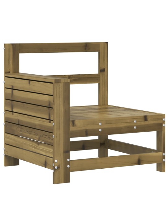 Sodo sofos dalis, 69x62x70,5cm, impregnuota pušis, su porankiu
