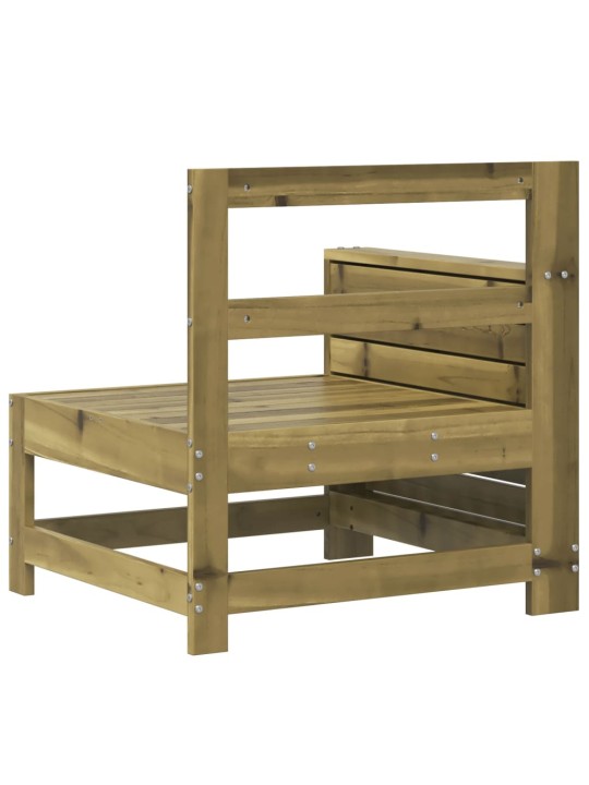 Sodo sofos dalis, 69x62x70,5cm, impregnuota pušis, su porankiu