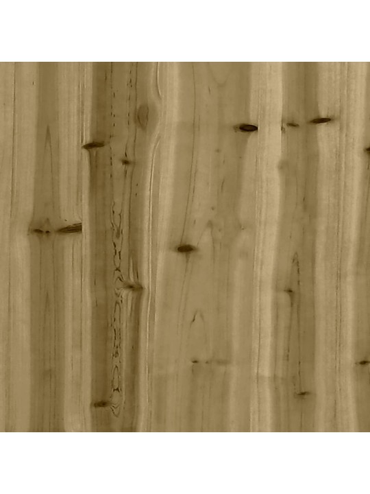 Sodo sofos dalis, 69x62x70,5cm, impregnuota pušis, su porankiu